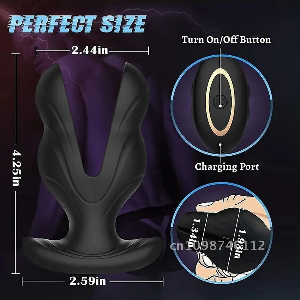 Electric Shock Anal Vibrator – Wireless Remote-Control Prostate & G-Spot Massager