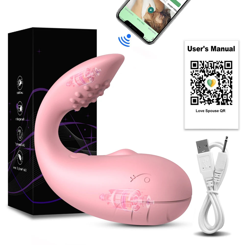 App-Controlled Wearable Vibrator Egg – Clitoral & G-Spot Stimulator for Women