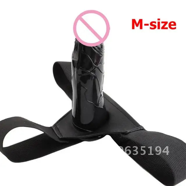 Realistic Strap-On Dildo with Penis Sleeve Extender – Adjustable Harness for Couples
