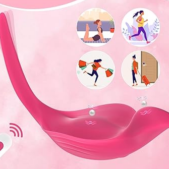 Wearable Remote-Control Vibrator – Butterfly Panty Vibe G-Spot Clitoral Stimulator