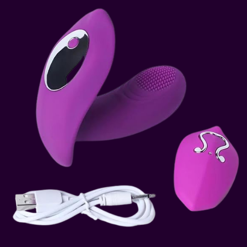 Wearable Remote-Control Vibrator – Butterfly Panty Vibe G-Spot Clitoral Stimulator