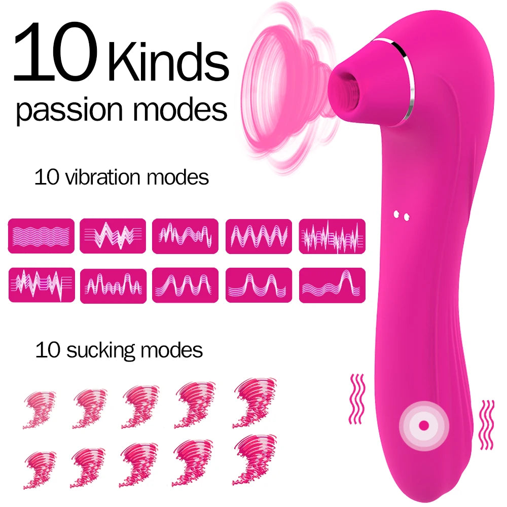 Vagina Sucking Vibrator Oral Tongue Blowing Suction Clitoris Stimulator Vibrators Sex