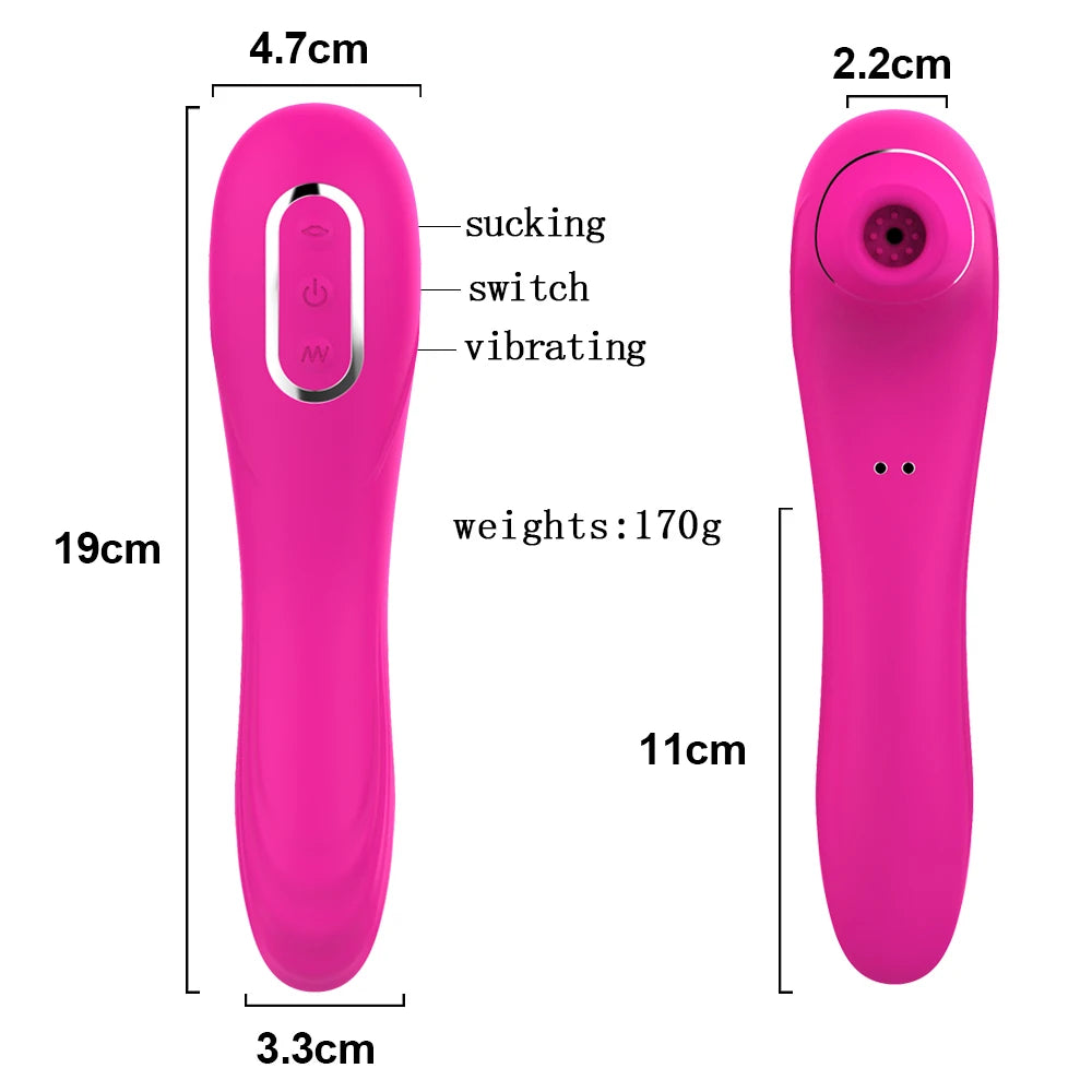 Vagina Sucking Vibrator Oral Tongue Blowing Suction Clitoris Stimulator Vibrators Sex