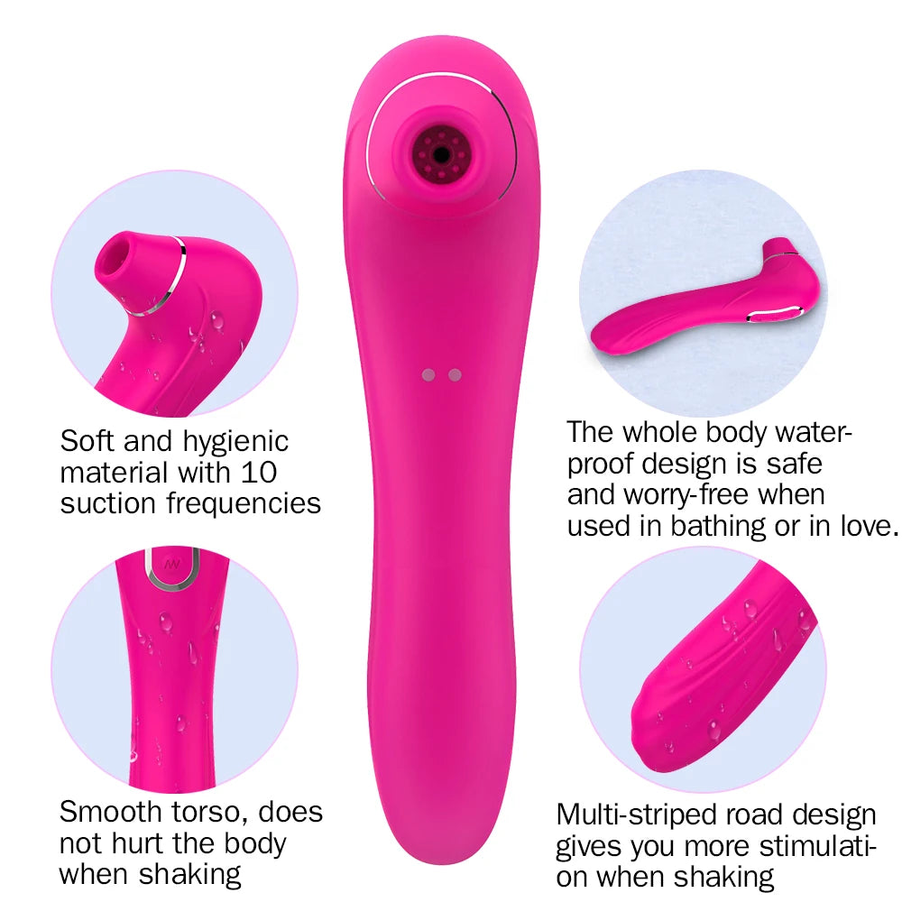 Vagina Sucking Vibrator Oral Tongue Blowing Suction Clitoris Stimulator Vibrators Sex
