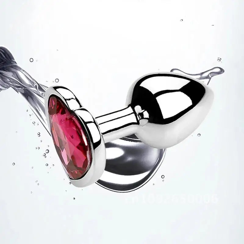 3-Piece Heart-Shaped Anal Plug Set – Prostate Massager  Butt Stimulator for Adults