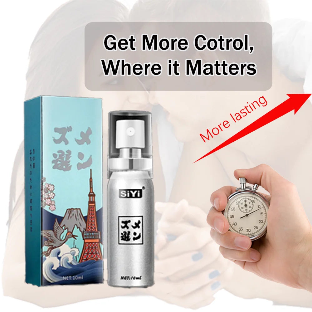 Men’s Delay Spray – Gentle Long-Lasting Formula, Quick-Dry & Travel Friendly