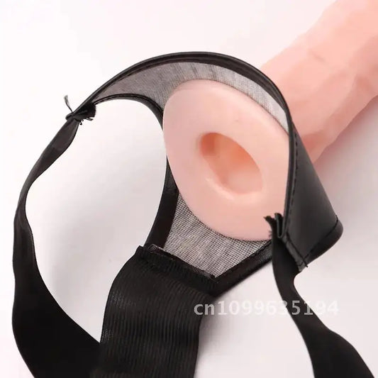 Realistic Strap-On Dildo with Penis Sleeve Extender – Adjustable Harness for Couples