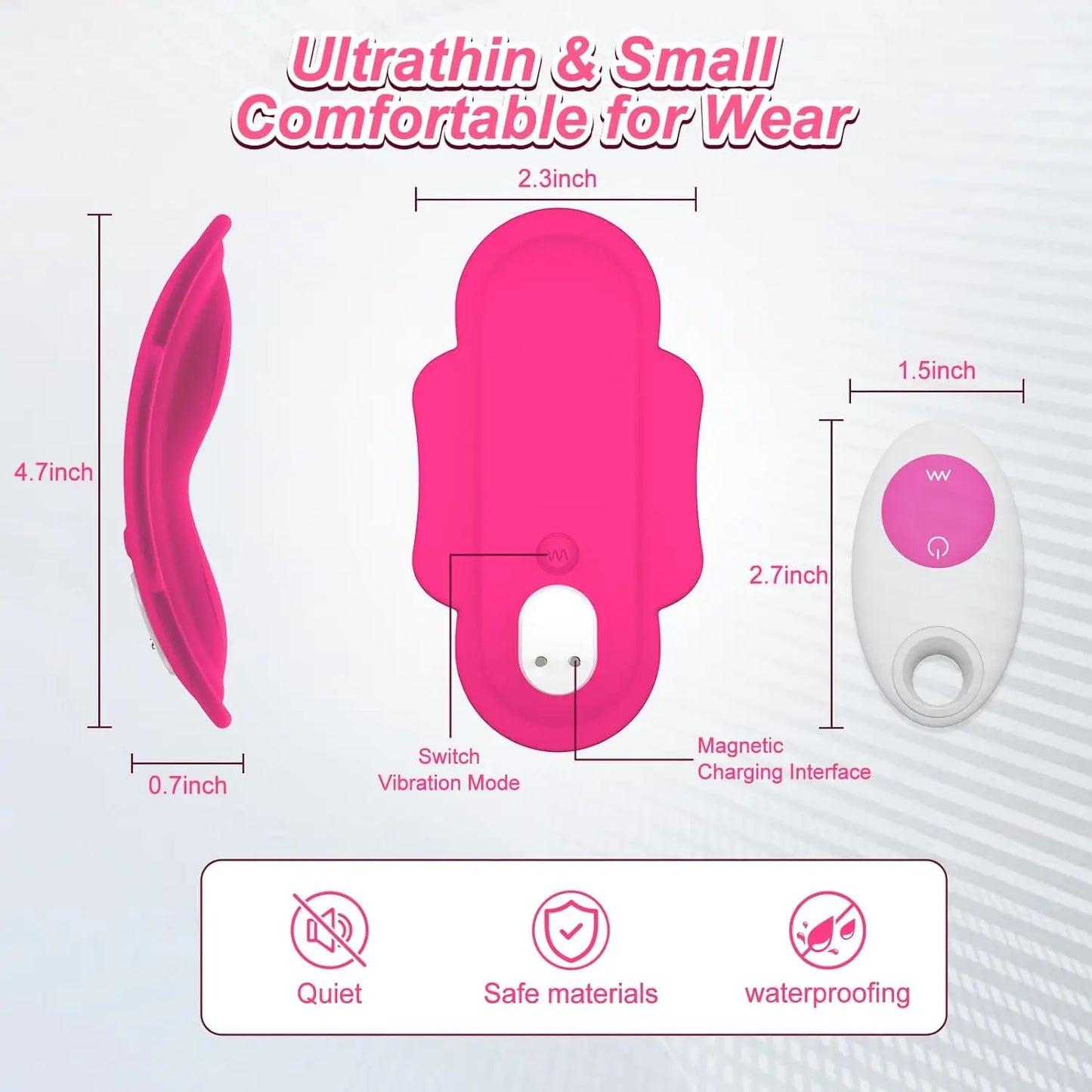 App-Controlled Butterfly Panty Vibrator – Wearable Clitoral Stimulator for Women