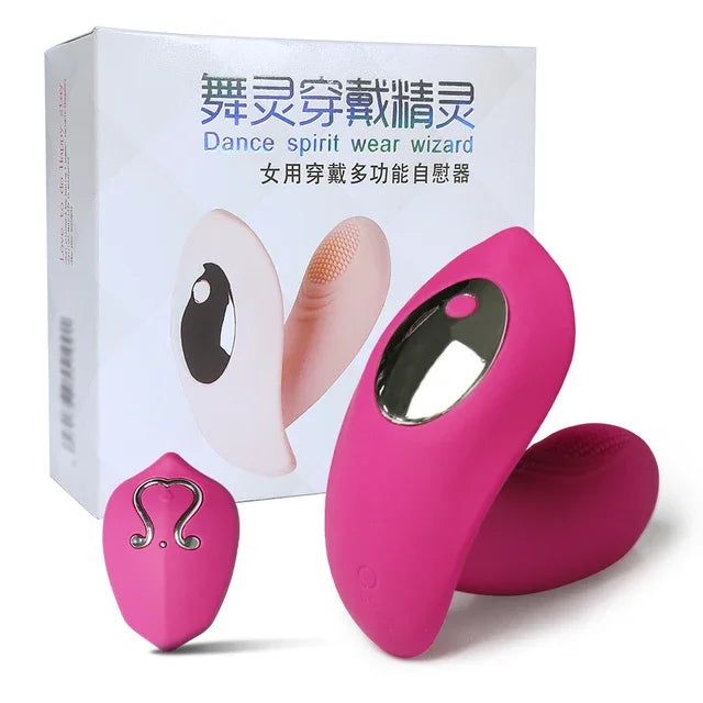 Wearable Remote-Control Vibrator – Butterfly Panty Vibe G-Spot Clitoral Stimulator