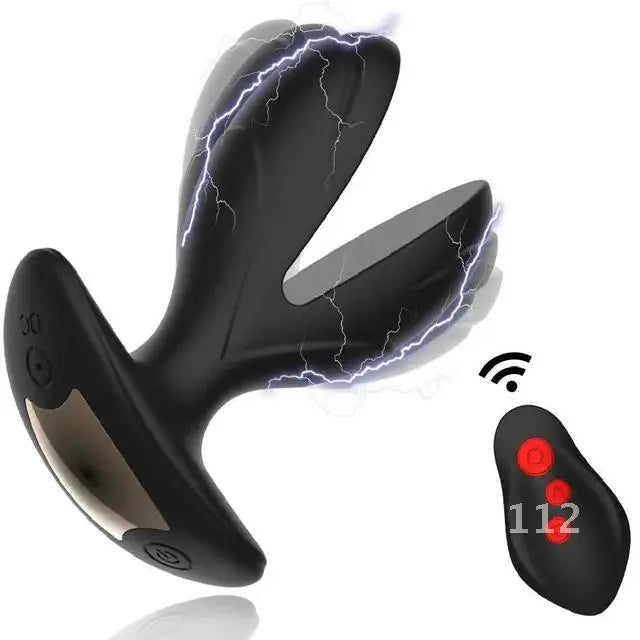 Electric Shock Anal Vibrator – Wireless Remote-Control Prostate &amp; G-Spot Massager