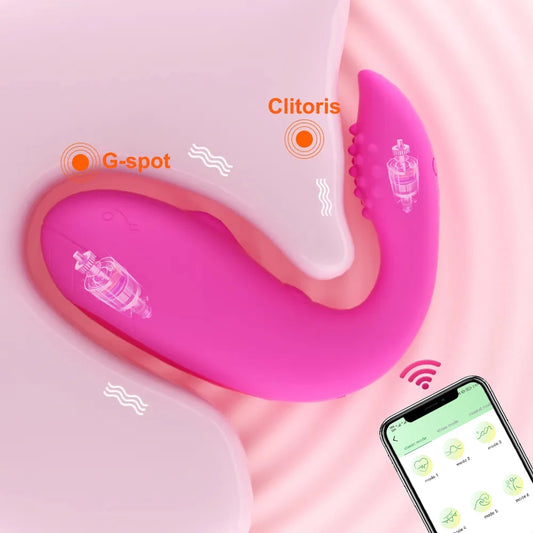 App-Controlled Wearable Vibrator Egg – Clitoral &amp; G-Spot Stimulator for Women