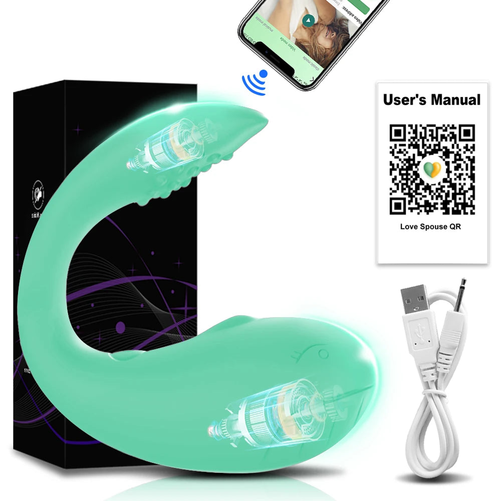App-Controlled Wearable Vibrator Egg – Clitoral &amp; G-Spot Stimulator for Women