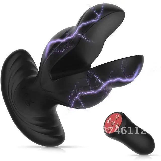 Electric Shock Anal Vibrator – Wireless Remote-Control Prostate &amp; G-Spot Massager