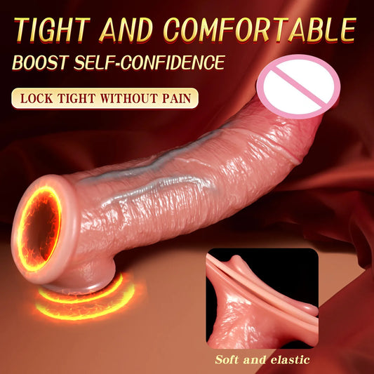 Soft Silicone Penis Sleeve – Reusable Realistic Extender Cock Enhancer