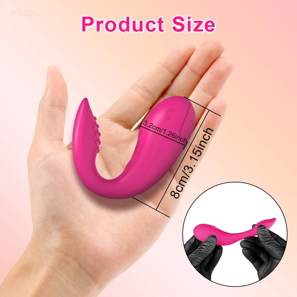 App-Controlled Wearable Vibrator Egg – Clitoral &amp; G-Spot Stimulator for Women