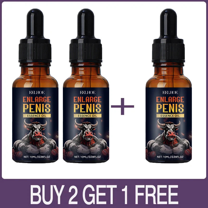 Men’s Enlargement & Thickening Massage Oil – Natural Growth Support Gel (18+)