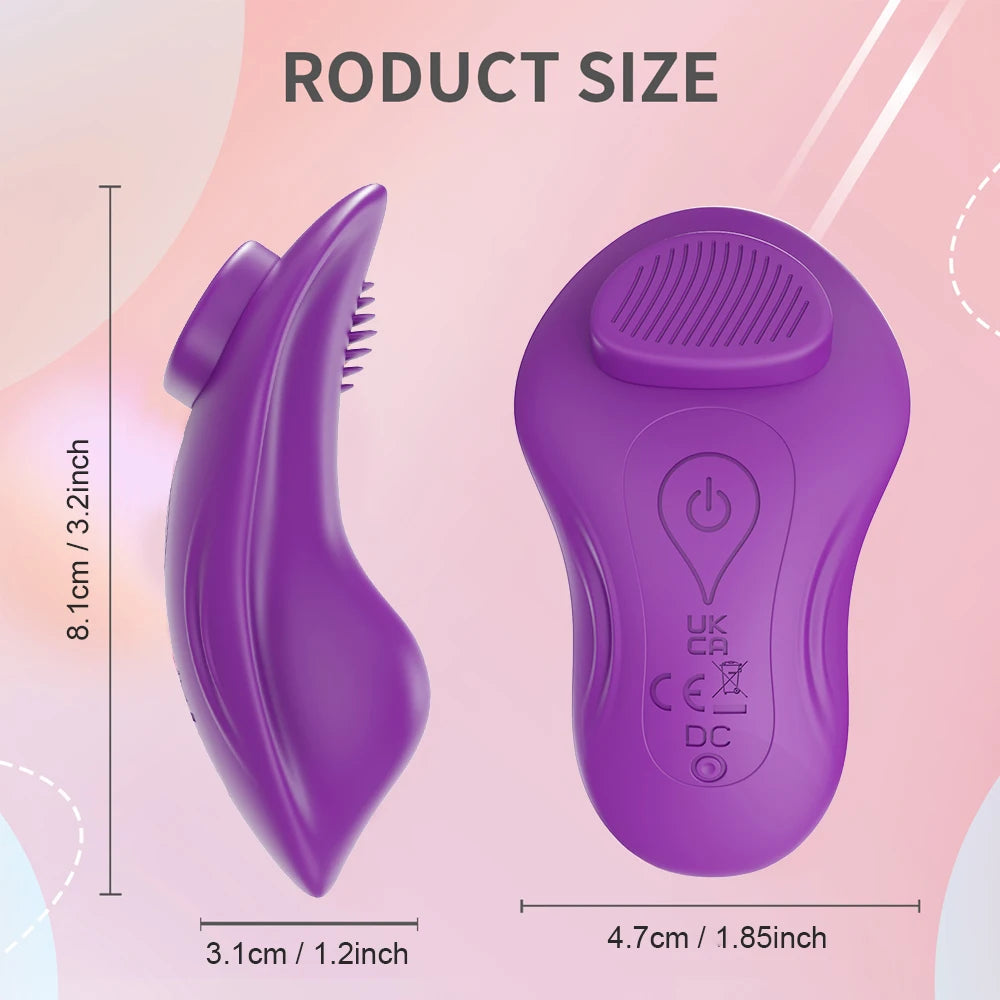 App-Controlled Wearable Clitoral Vibrator – Magnetic Panty Stimulator for Women