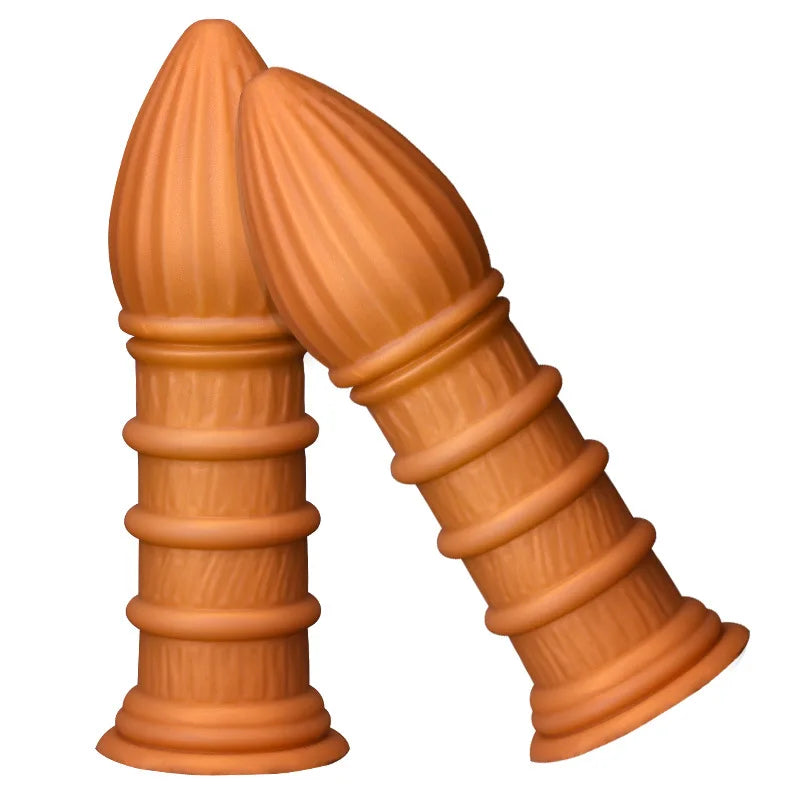 Thick Beaded Anal Plug – Double Penetration Masturbator