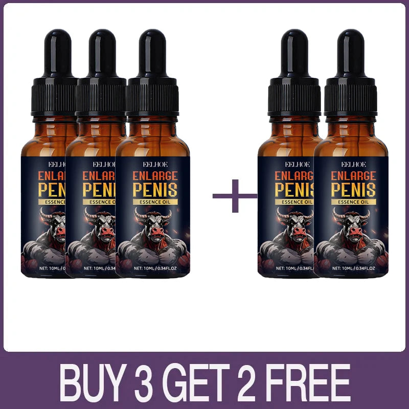 Men’s Enlargement & Thickening Massage Oil – Natural Growth Support Gel (18+)