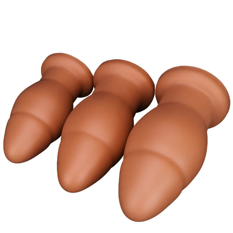 Thick Beaded Anal Plug – Double Penetration Masturbator