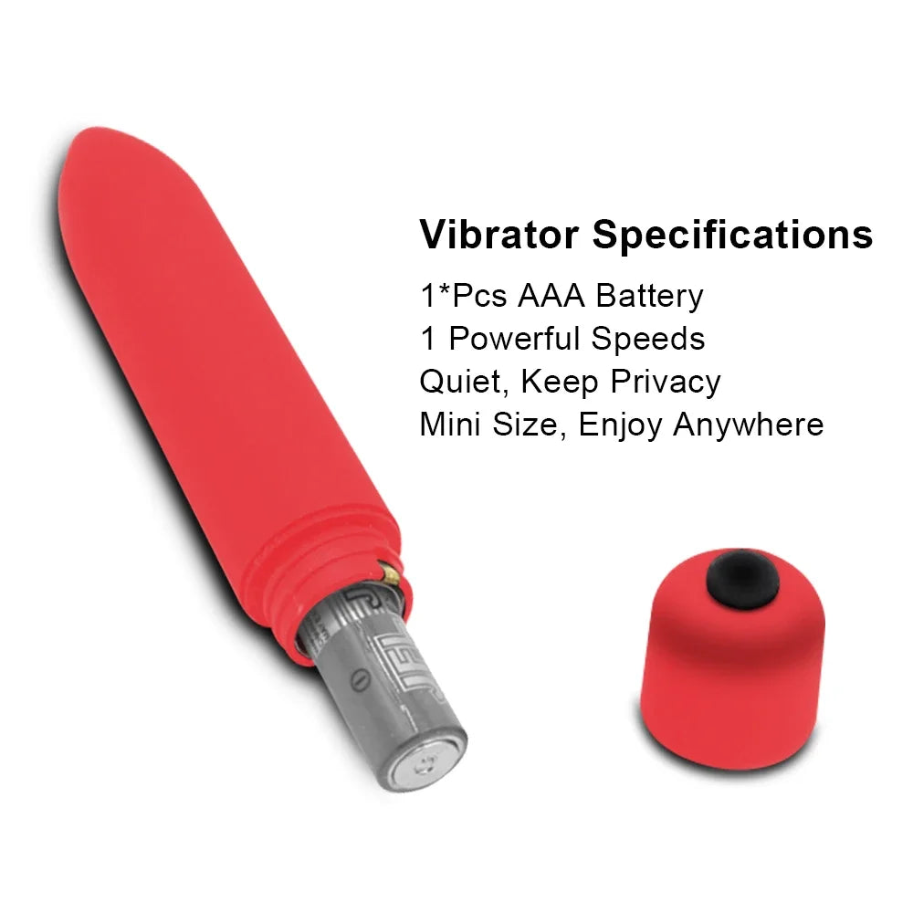10-Speed Mini Bullet Vibrator &amp; Anal Plug Set – Clitoral, G-Spot