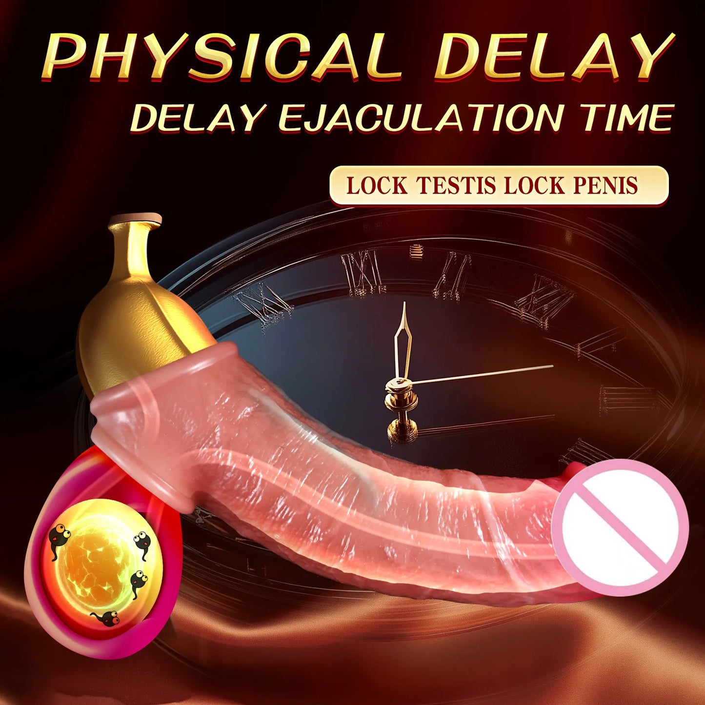 Soft Silicone Penis Sleeve – Reusable Realistic Extender Cock Enhancer