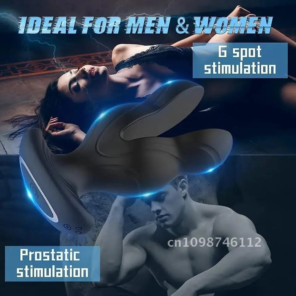 Electric Shock Anal Vibrator – Wireless Remote-Control Prostate &amp; G-Spot Massager