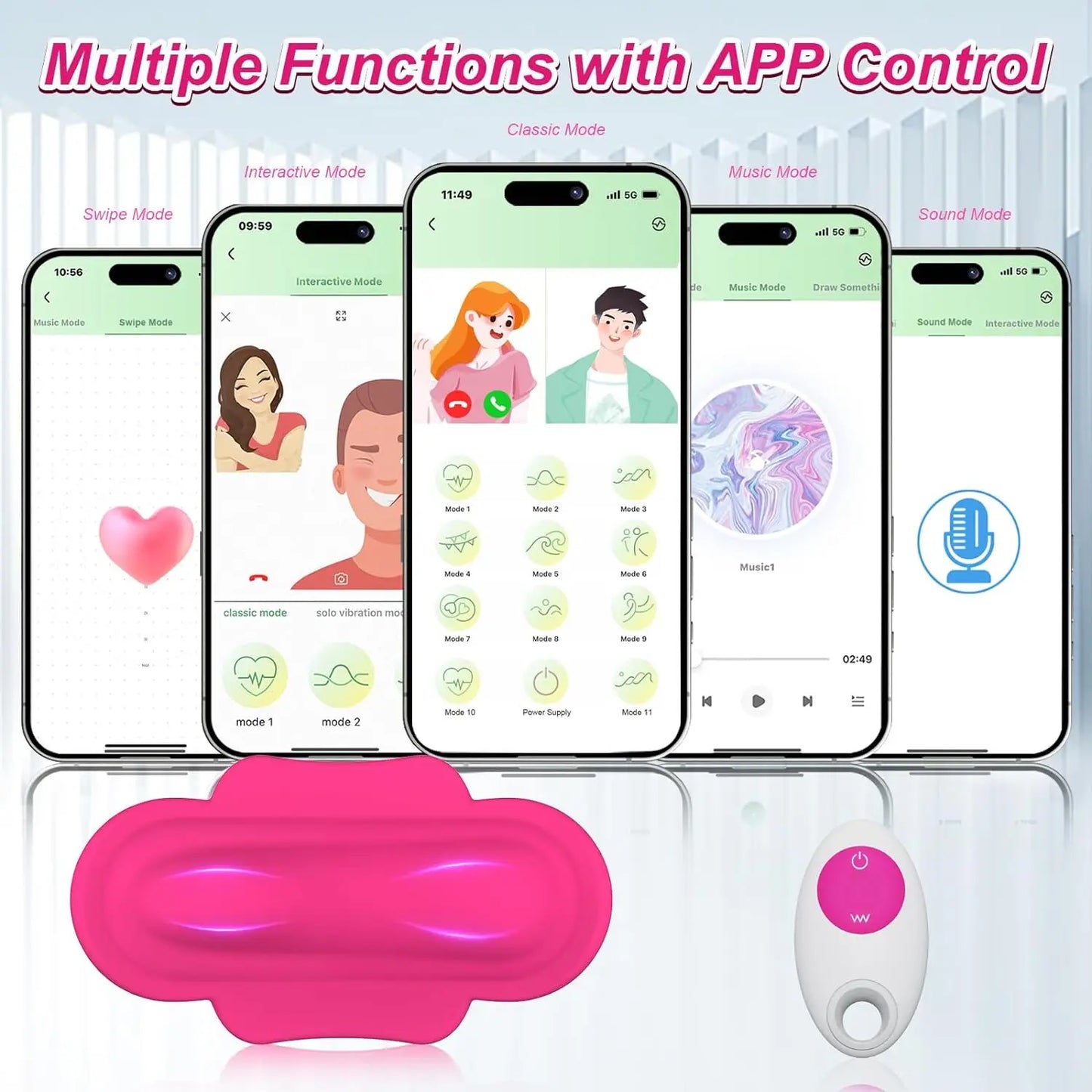 App-Controlled Butterfly Panty Vibrator – Wearable Clitoral Stimulator for Women