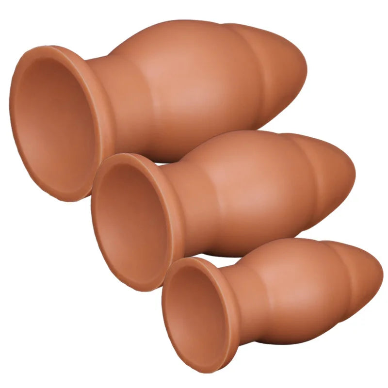 Thick Beaded Anal Plug – Double Penetration Masturbator